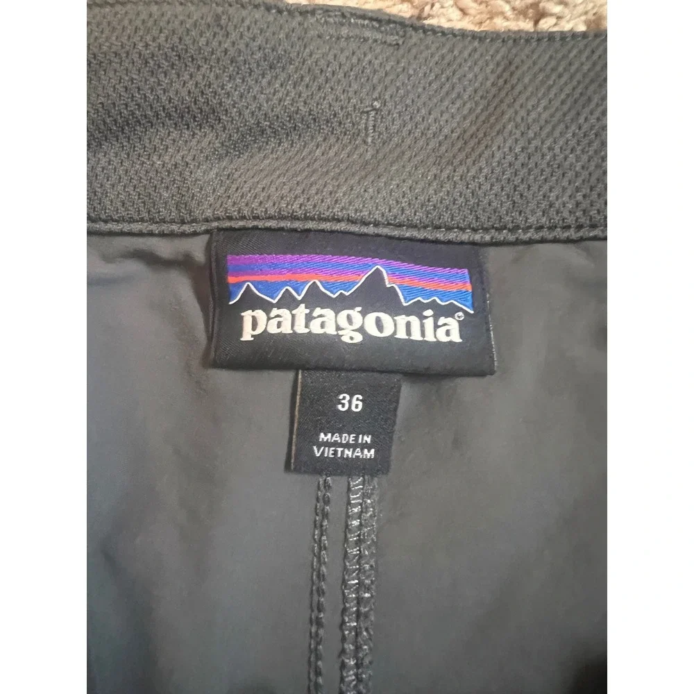 Patagonia Quandary Shorts Mens 36 Forge Grey Hiking Outdoor Nylon Stretch